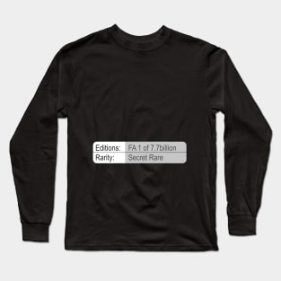 VeVe Rarity - Secret Rare Human Long Sleeve T-Shirt